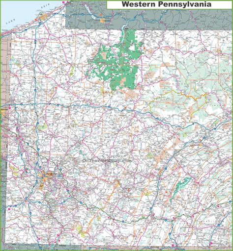 Printable Road Map Of Pennsylvania | Free Printable Maps