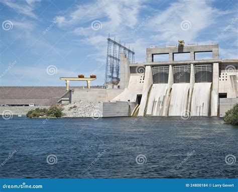 Davis Dam On The Colorado River Stock Photo Image Of Electricity