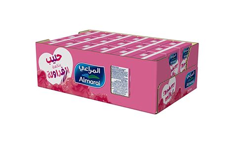 Almarai Nijoom Strawberry Flavour Uht Milk 18 Pieces 150 Ml Pack Of