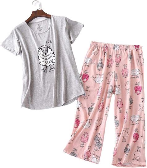 Conjunto de pijama de algodón suave con estampado de animales 2 piezas