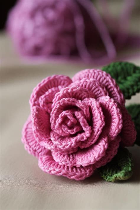 How To Crochet A Beautiful Rose Mental Scoop Crochet Rose Pattern