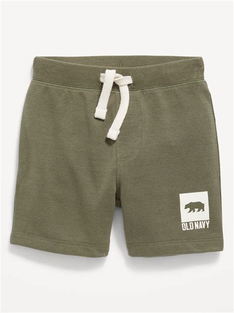 Functional Drawstring Logo Graphic Shorts For Toddler Boys Old Navy