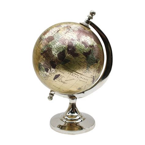 aluminium metallic color metal world globe  rs piece  moradabad