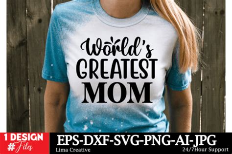 Worlds Gratest Mom Svg Cut File Graphic By Lima Creative · Creative Fabrica