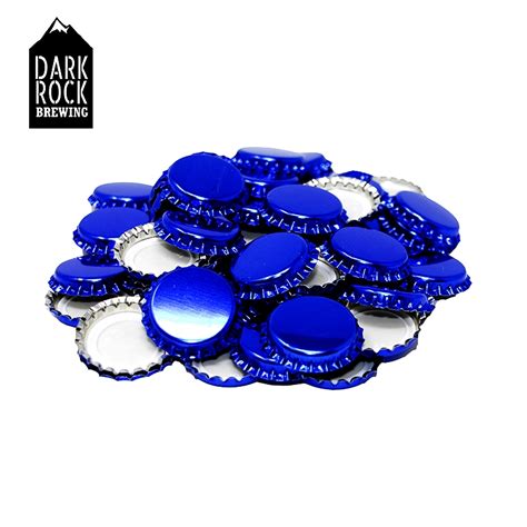 50 Metal Crown Caps Blue Dark Rock Brewing