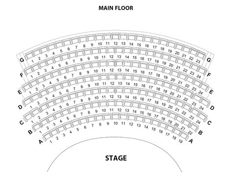 Seating Map | The Belfry Theatre