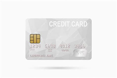 Premium Vector Vector 3d Realistic White Credit Card Isolated Design