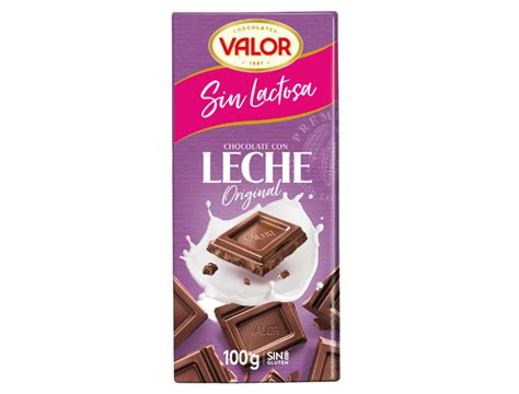 Chocolate Con Leche Sin Lactosa Chocolates Valor