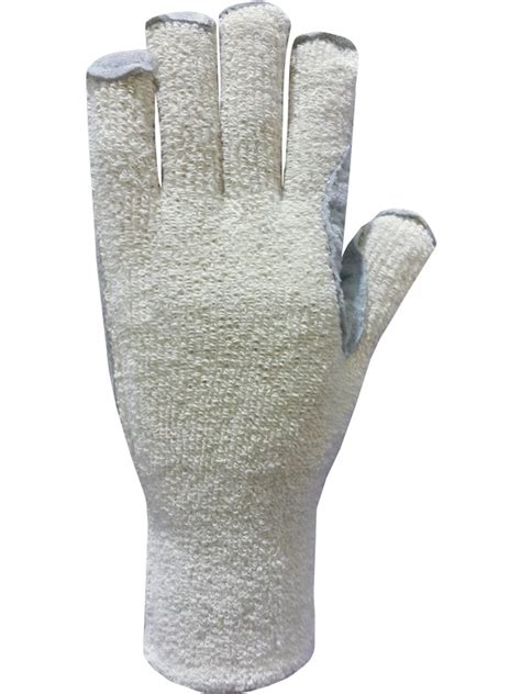 Guante terrycloth de algodón semi pesado Liso Refuerzo de DESCARNE en