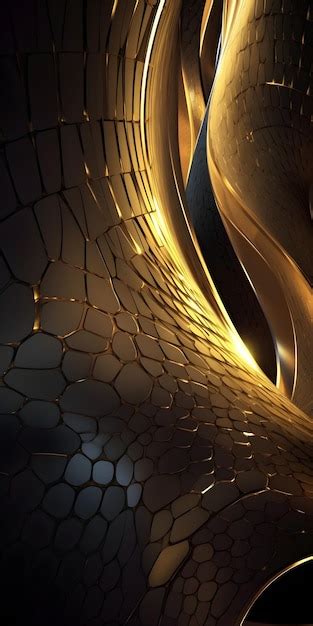 Premium Photo | A close up of a gold metal sculpture