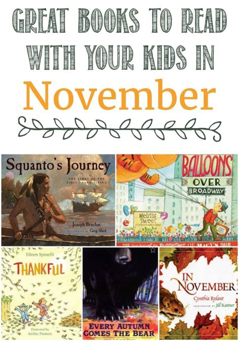 Great Books To Read With Your Kids In November Raising Lifelong Learners