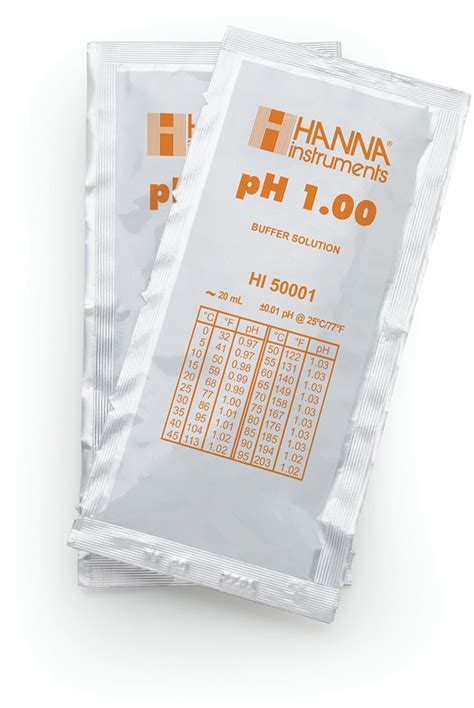 Раствор для калибровки рН 1.00 25х20 мл Hanna Instruments HI50001-02 ...