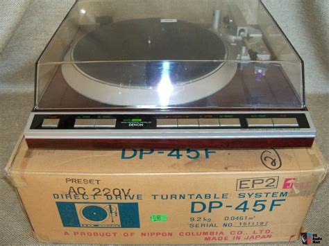 Denon DP-45F Restored with Org Box and Empire cartridge