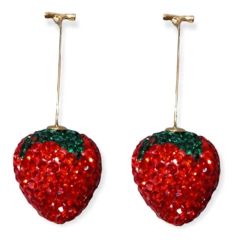 Aretes De Fresas Mercadolibre