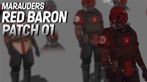 Marauders All Red Baron Patch Content