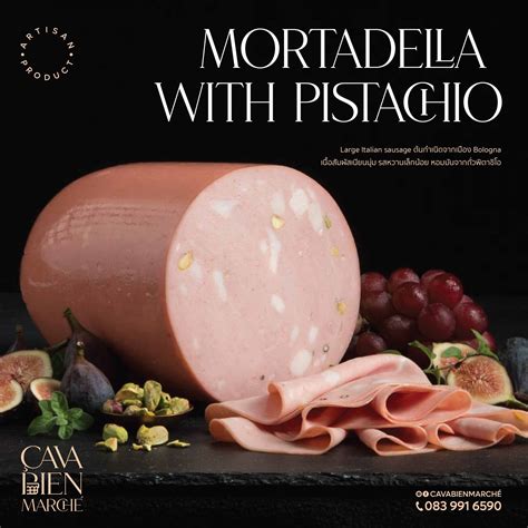 Mortadella With Pistachio Gr Cava Bien March