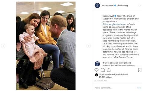 Prince Harry Shares Adorable Baby Photo On Newly Launched Instagram