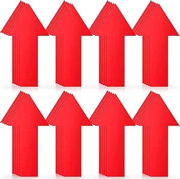 Amazon 40 Pieces 8 Inch Arrow Sticker Directional Arrow Sign