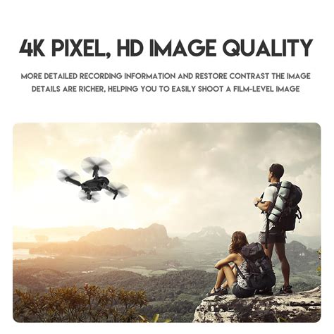 New Quadcopter E Pro Wifi Fpv Drone With Wide Angle Hd K P