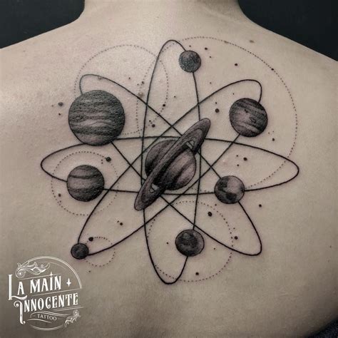 Solar System Tattoo Design Drawings