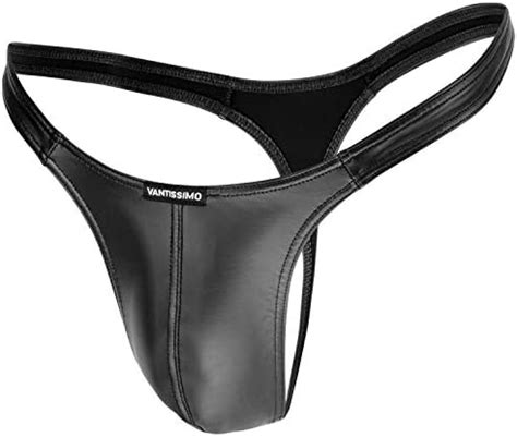 Vantissimo String Tanga Herren Made In Germany Leder Matt Optik Farbe