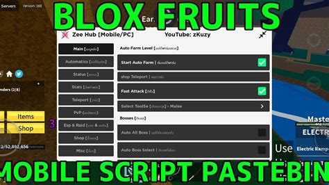 BLOX FRUITS MOBILE SCRIPT PASTEBIN 2023 AUTO FARM LEVEL AUTO RAID