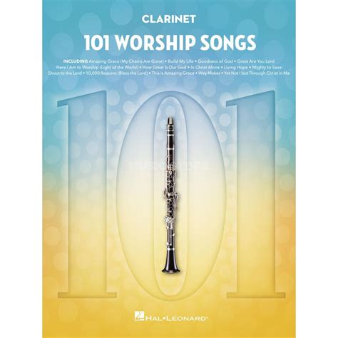 Hal Leonard 101 Worship Songs For Clarinet Music Store Professional