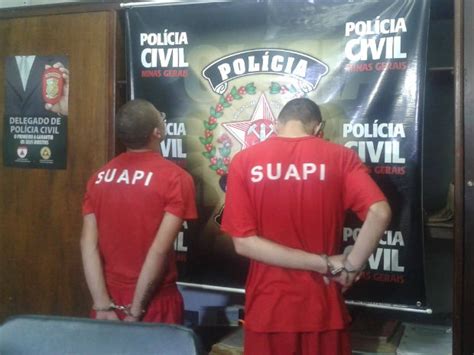 G1 Polícia Civil apresenta dois suspeitos de homicídios em Uberlândia