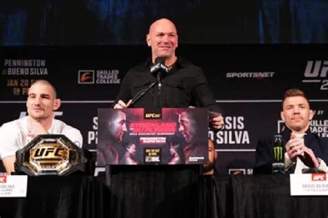 Dana White Pastikan Sean Strickland Jadi Lawan Dricus Du Plessis