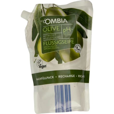 ROKSH Duschpflege Seife OMBIA Olive Flüssigseife Nachfüllpack 750ml