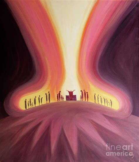 All Christians Offer Praise Through The Holy Sacrifice Of The Mass Painting By Elizabeth Wang