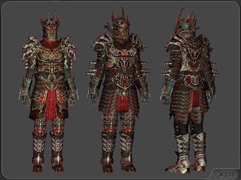 Daedric Armor V By Aleksiszet By Aleksiszet On Deviantart