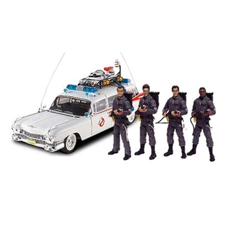 Hot Wheels Elite Ghostbusters 30th Anniversary 1 18 Scale Model With Figures Merchandise Zavvi UK