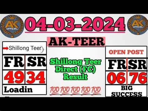 Ak Teer Shillong Direct Fc Shillong Teer Counter Guarantee