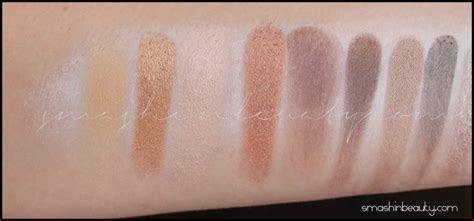Makeup Review Urban Decay Naked Swatches