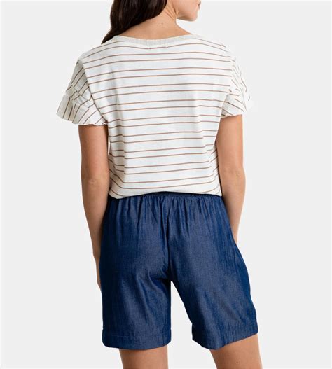 Short Pour Femme Bleu Jean Massana Lingerie Sipp