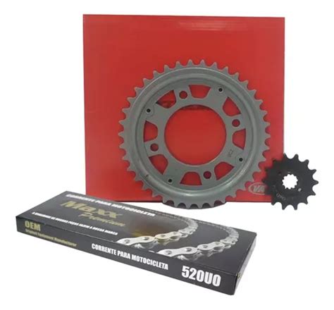 Kit Relação Cb 300f Twister 23 Vaz Maxx C Retentor Parcelamento