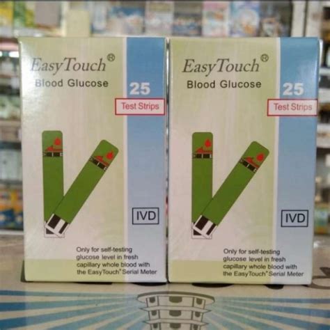 Promo Easy Touch Blood Glucose 25 Strip Easytouch Easy Touch Gula Darah