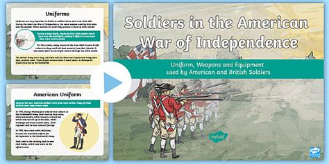 Soldiers In The American War Of Independence Powerpoint