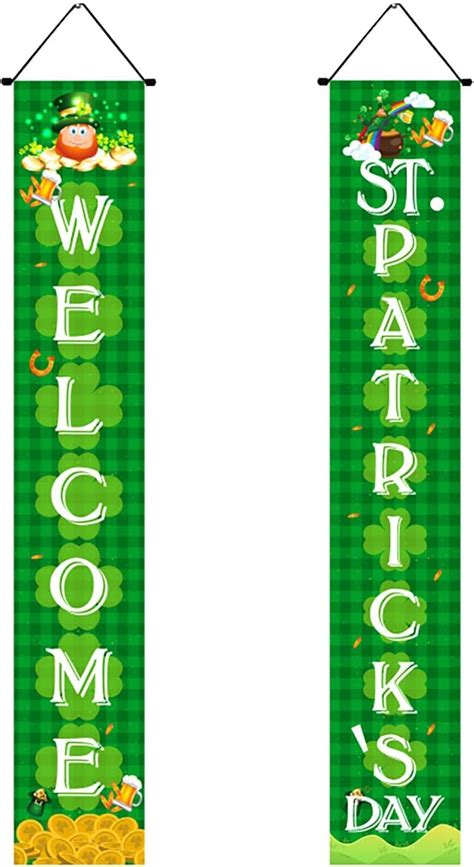 Amazon Indoor Outdoor St Patricks Day Decoration Front Porch Sign