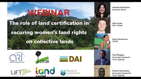 The Role Of Land Certification In Securing Womens Land Rights On