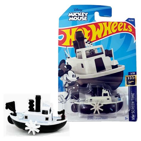 Hot Wheels Disney Steamboat Hw Screen Time Shopee Brasil