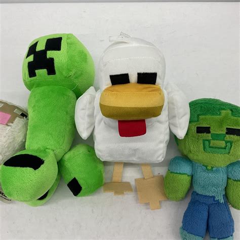 LOT of 4 Minecraft Stuffed Animal Monster Plush Toy... - Depop