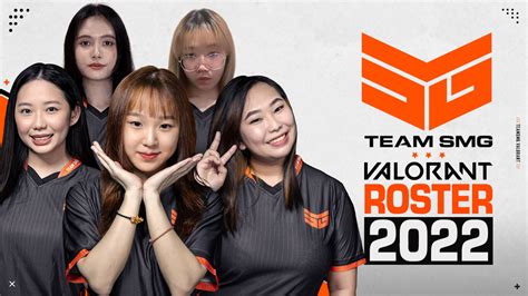 Team SMG Announces All Female VALORANT Lineup VALO2ASIA