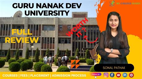 Guru Nanak Dev University Review | Placements | Admission | Scholarship ...