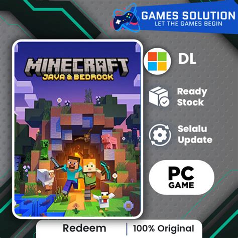 Jual Minecraft Java And Bedrock Edition For PC Original Redeem Code