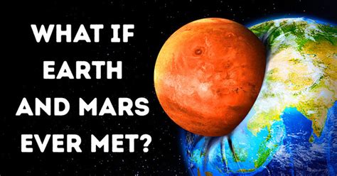 If Earth Collided With Mars Which Planet Survives Bright Side