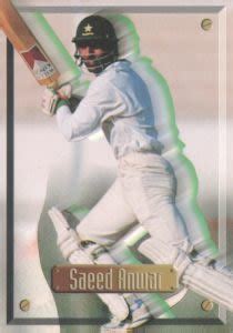 Trade Card Top Deck Saeed Anwar ESPNcricinfo