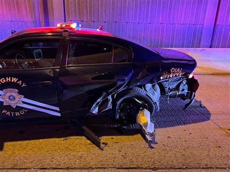 Driver Arrested For Dui After Crashing Into Nevada State Police Vehicle