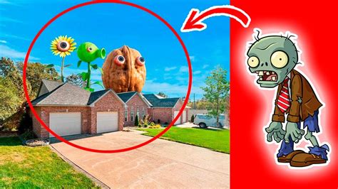 Plantas Vs Zombies Captados En C Mara Y Vistos En La Vida Real Youtube